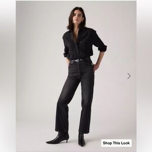 Levi's Ribcage Straight Leg Jeans